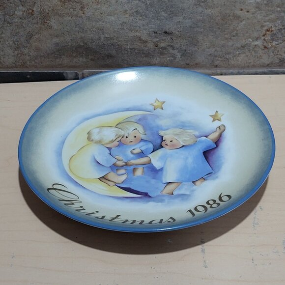 Schmid Hummel Christmas 1986 Tell The Heavens Decorative Wall Hanging Plate - Picture 11 of 12